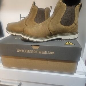 Keen Women's Brown Leather Chelsea Boots